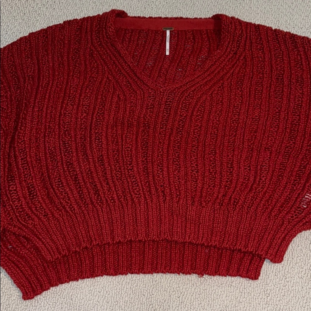 Free people infinite v neck sweater